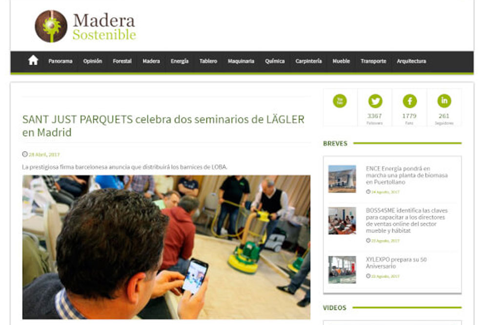 Los seminarios Lägler de Madrid en Madera Sostenible